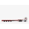 Conrad 76194/0 - MAN TGX XLX Euro 6c 6x4 with FAYMONVILLE TELEMAX 4 axle Extendable Trailer - Scale 1:50