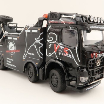 Conrad 78198/02 Mercedes Benz Arocs L Stream Space Empl Bison 4-Axle Wrecker Truck - VTS Trucks - Scale 1:50