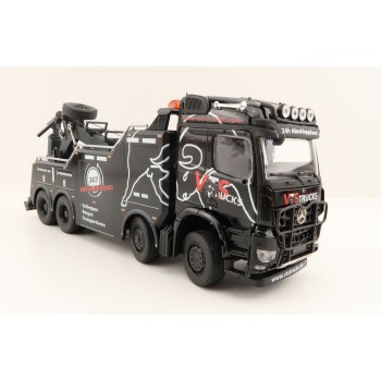 Conrad 78198/02 Mercedes Benz Arocs L Stream Space Empl Bison 4-Axle Wrecker Truck - VTS Trucks - Scale 1:50