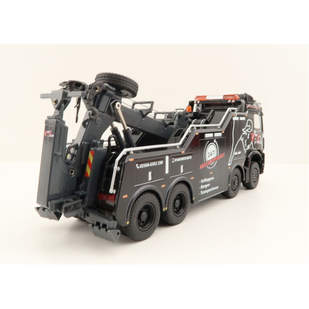 Conrad 78198/02 Mercedes Benz Arocs L Stream Space Empl Bison 4-Axle Wrecker Truck - VTS Trucks - Scale 1:50