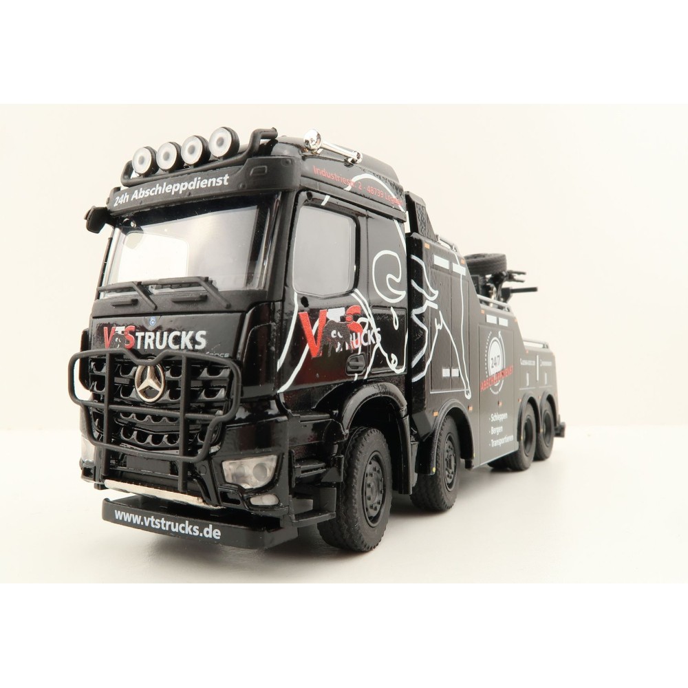 Conrad 78198/02 Mercedes Benz Arocs L Stream Space Empl Bison 4-Axle Wrecker Truck - VTS Trucks - Scale 1:50