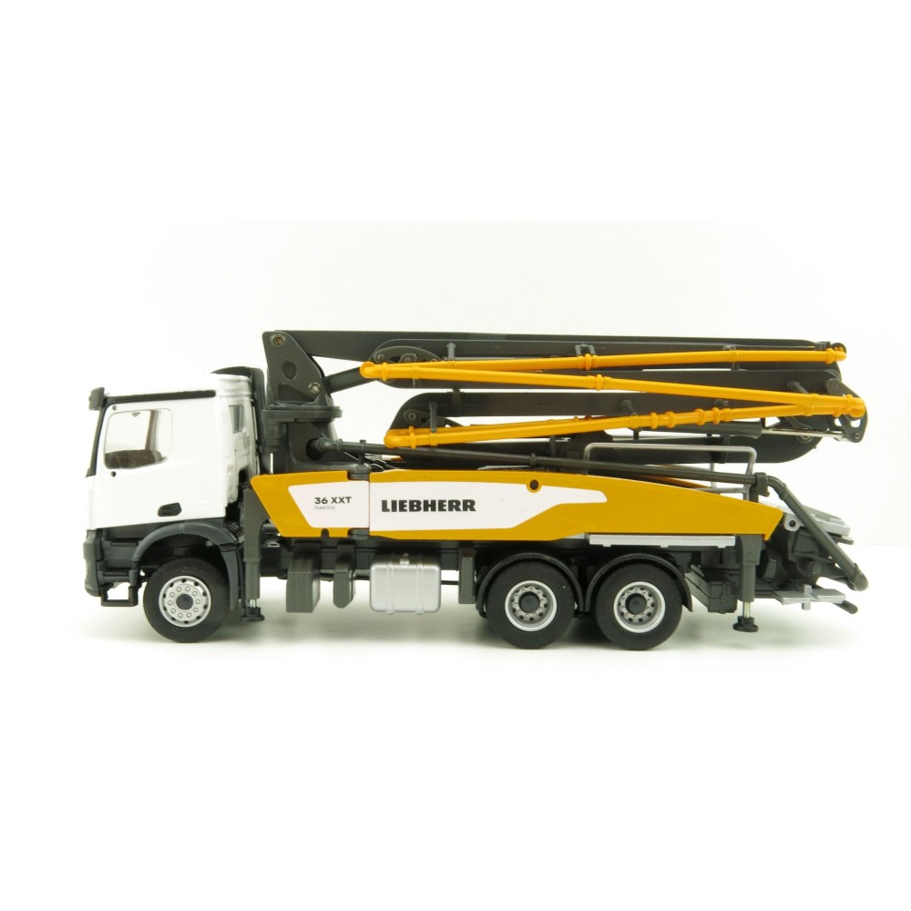 Conrad 78245/0 Mercedes-Benz Arocs 3-Axle Truck with Liebherr 36 XXT Concrete Pump - Scale 1:50