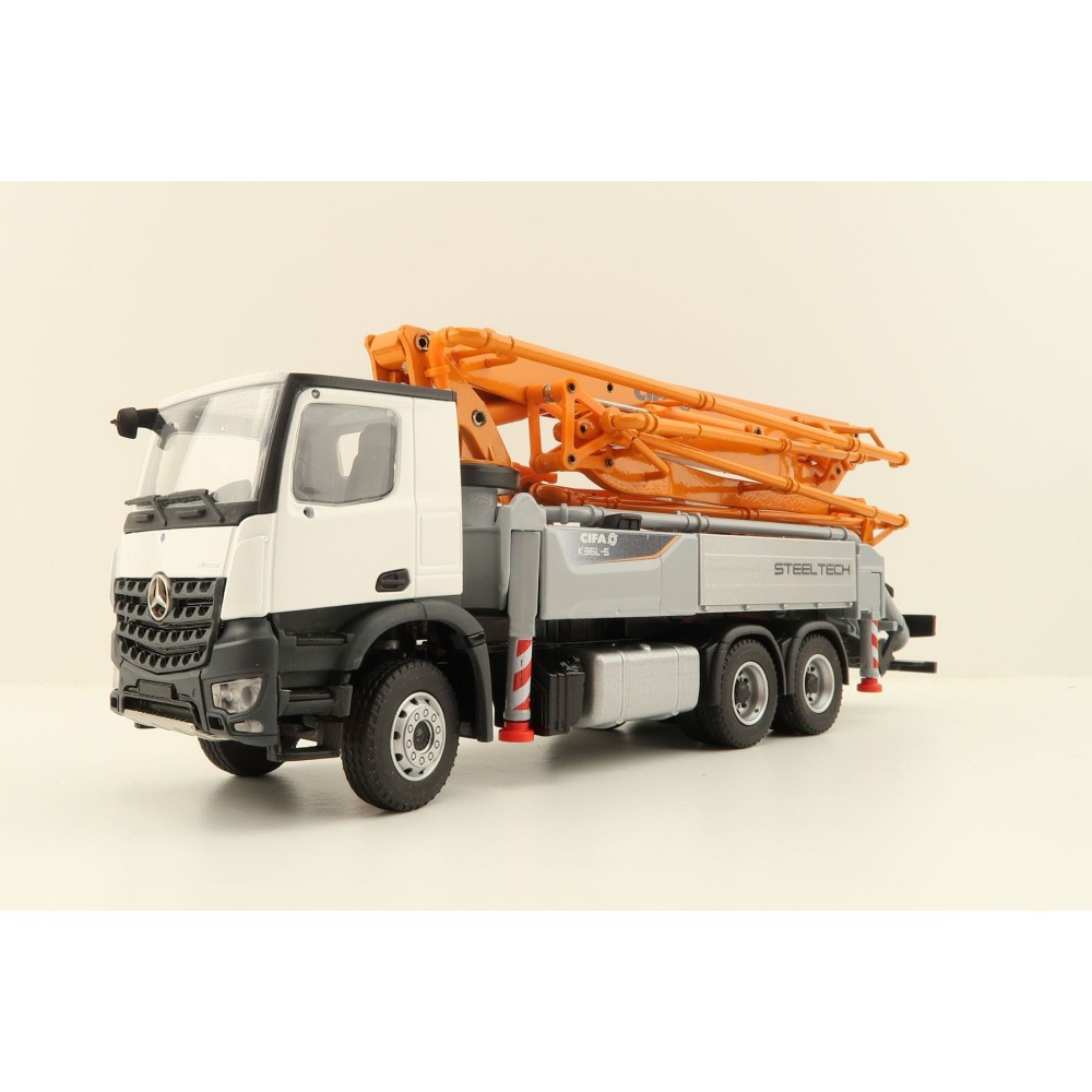 Conrad 78252/0 Mercedes-Benz Arocs 3axle with CIFA K36L Truck Mounted Concrete Pump - Scale 1:50