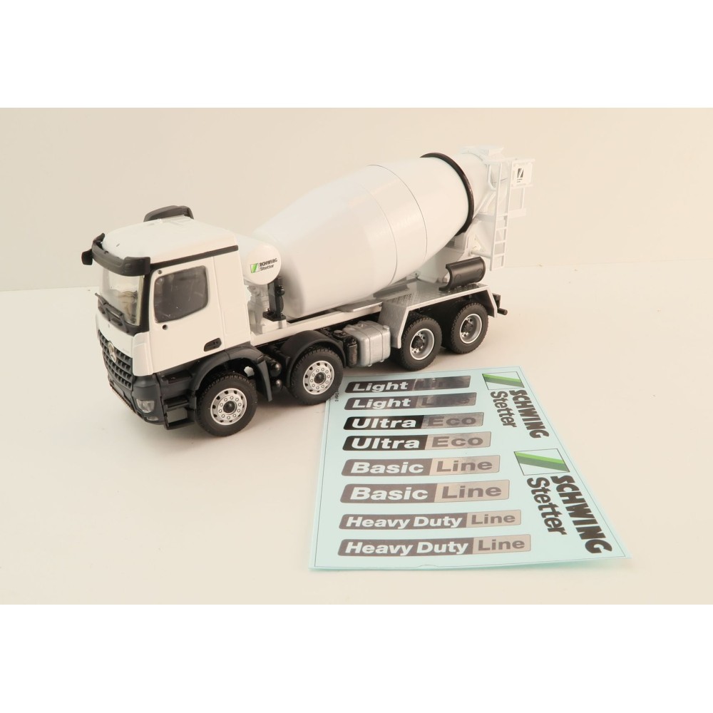 Conrad 78258/0 Mercedes Benz Arocs M 4-axle Truck with Concrete Mixer Stetter Scale 1:50