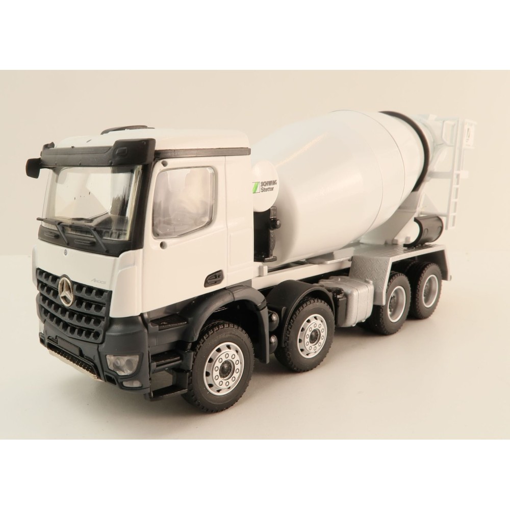 Conrad 78258/0 Mercedes Benz Arocs M 4-axle Truck with Concrete Mixer Stetter Scale 1:50