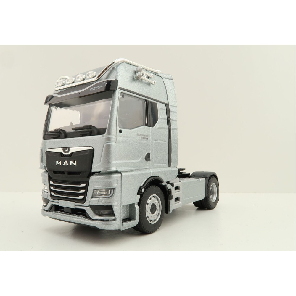 Conrad 80000/10 MAN TGX GX 4x2 Prime Mover Truck Silver - Scale 1:50