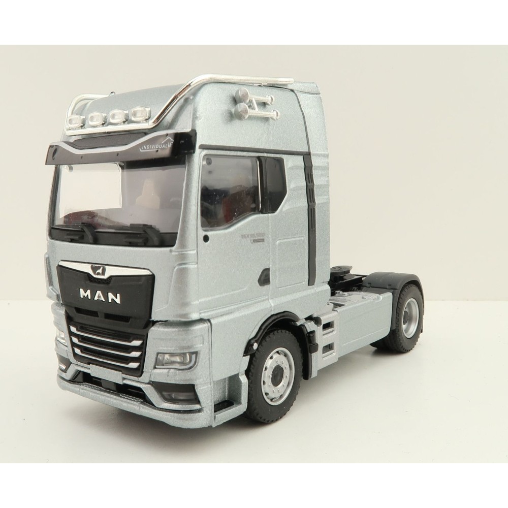 Conrad 80000/10 MAN TGX GX 4x2 Prime Mover Truck Silver - Scale 1:50