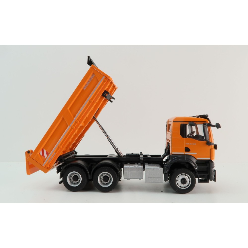 Conrad 81254/02 - MAN TGS NN MEILLER TRIGENIUS 3 axle Dump Truck - Scale 1:50