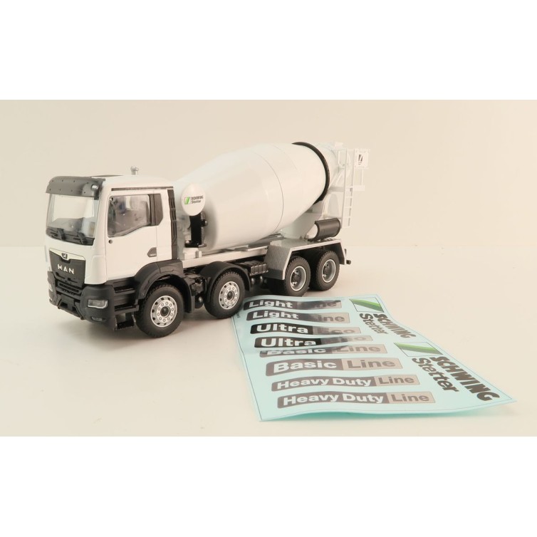 Conrad 81258/0 MAN TGS NN 4-axle Truck with Concrete Mixer Stetter Scale 1:50