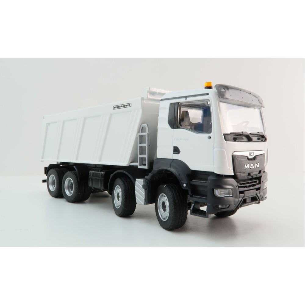 Conrad 81259/0 - MAN TGS NN MEILLER 4 axle Rear Tipper Dump Truck - Scale 1:50