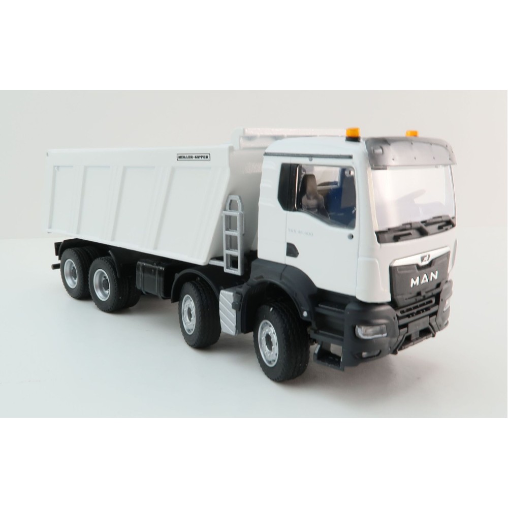 Conrad 81259/0 - MAN TGS NN MEILLER 4 axle Rear Tipper Dump Truck - Scale 1:50