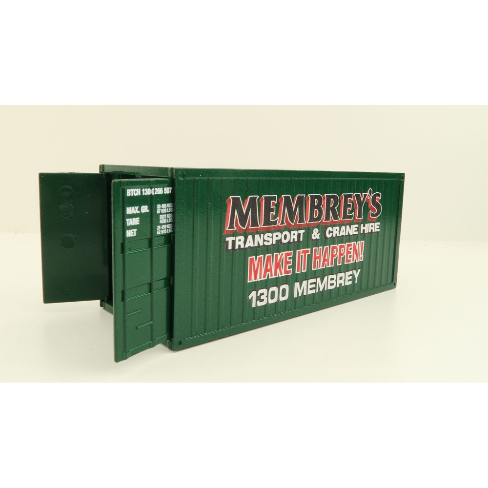 Conrad 99928/10 20 ft Container - Membreys Transport & Crane Hire - Scale 1:50 