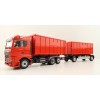 Conrad SET10019 - MAN TGX GM Hook Lift Container Truck with Trailer - Scale 1:50