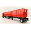 Conrad SET10019 - MAN TGX GM Hook Lift Container Truck with Trailer - Scale 1:50