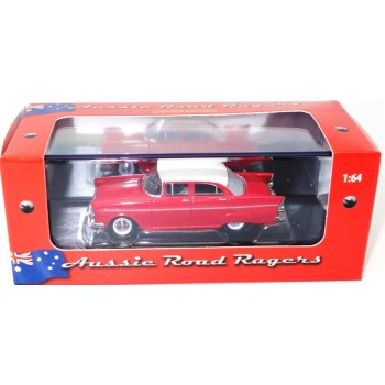 Road Ragers - 1961 Holden EK Special Sedan - Red with white Roof   - Scale 1:64