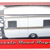 Road Ragers - 1967 Viscount Alumvan Caravan - White with Brown Stripe - Scale 1:64