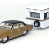 Road Ragers - 1968 Holden HR Premier with Alumvan Caravan - Metallic Brown - Scale 1:64