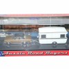 Road Ragers - 1968 Holden HR Premier with Alumvan Caravan - Metallic Brown - Scale 1:64