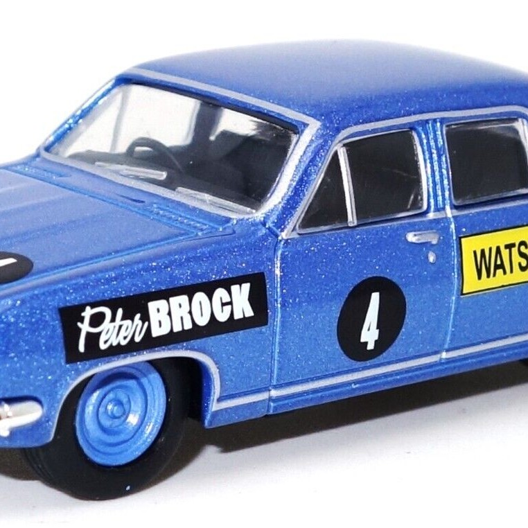 Road Ragers - 1968 Holden HR Premier Race Car Peter Brock - Winton No 4 - Scale 1:64