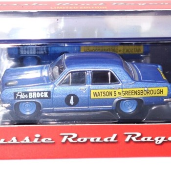 Road Ragers - 1968 Holden HR Premier Race Car Peter Brock - Winton No 4 - Scale 1:64