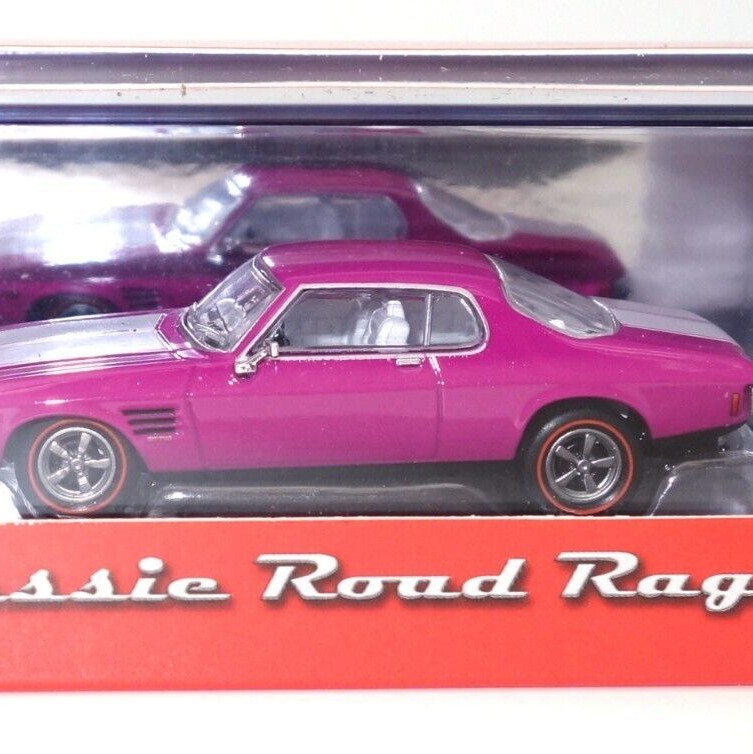 Road Ragers - 1972 Holden HQ Monaro GTS Coupe - Plum Dinger Purple - Scale 1:64