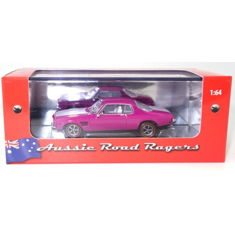 Road Ragers - 1972 Holden HQ Monaro GTS Coupe - Plum Dinger Purple - Scale 1:64