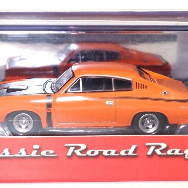 Road Ragers - 1972 Valiant Charger E38 R/T - Hemi Orange  - Scale 1:64
