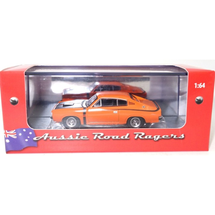 Road Ragers - 1972 Valiant Charger E38 R/T - Hemi Orange  - Scale 1:64
