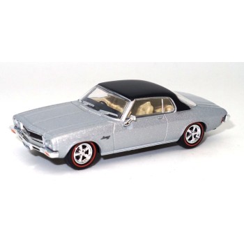 Road Ragers - 1973 Holden HQ Monaro LS Coupe - Silver with Black Roof - Scale 1:64