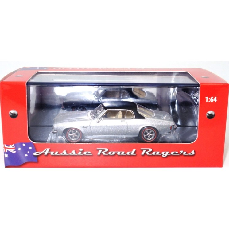 Road Ragers - 1973 Holden HQ Monaro LS Coupe - Silver with Black Roof - Scale 1:64
