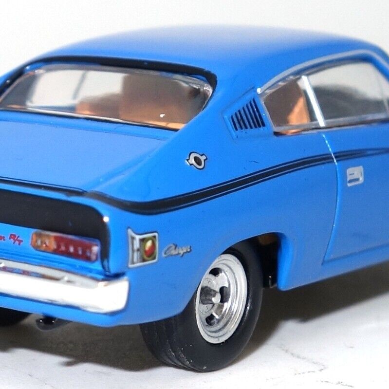 Road Ragers - 1973 Valiant Charger E49 R/T - Hemi Blue  - Scale 1:64
