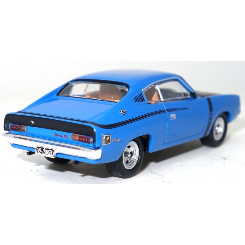Road Ragers - 1973 Valiant Charger E49 R/T - Hemi Blue  - Scale 1:64