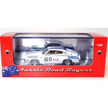 Road Ragers - Valiant Charger E38 R/T Race Car 1971 Bathurst Geoghegan / Brown No 43D - Scale 1:64