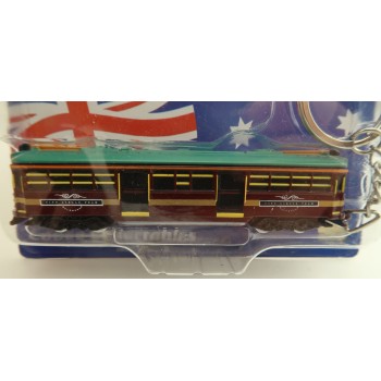 Cooee DIECAST W6 CLASS MELBOURNE TRAM CITY CIRCLE LINE Keyring (N Scale)