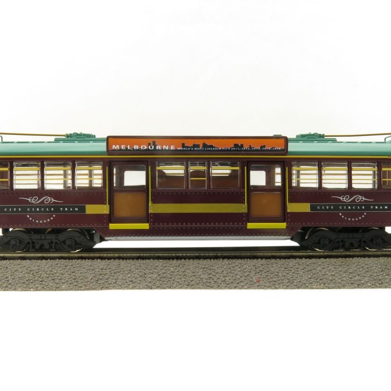 Cooee ELECTRIC POWERED W6 CLASS DIECAST MELBOURNE TRAM CITY CIRCLE NO. 888 1:76