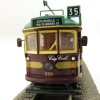 Cooee ELECTRIC POWERED W6 CLASS DIECAST MELBOURNE TRAM CITY CIRCLE NO. 888 1:76