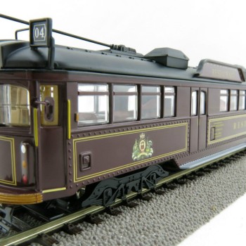 Cooee ELECTRIC POWERED W6 CLASS DIECAST MELBOURNE TRAM RESTAURANT 938 BELA 1:76