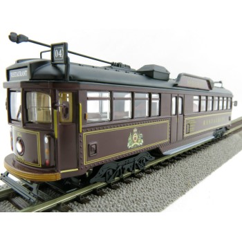 Cooee ELECTRIC POWERED W6 CLASS DIECAST MELBOURNE TRAM RESTAURANT 938 BELA 1:76