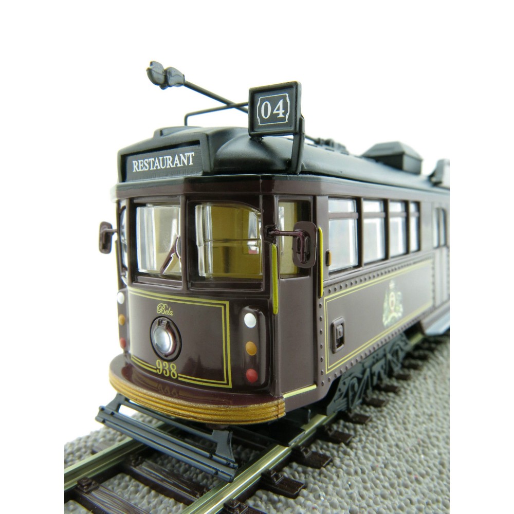 Cooee ELECTRIC POWERED W6 CLASS DIECAST MELBOURNE TRAM RESTAURANT 938 BELA 1:76