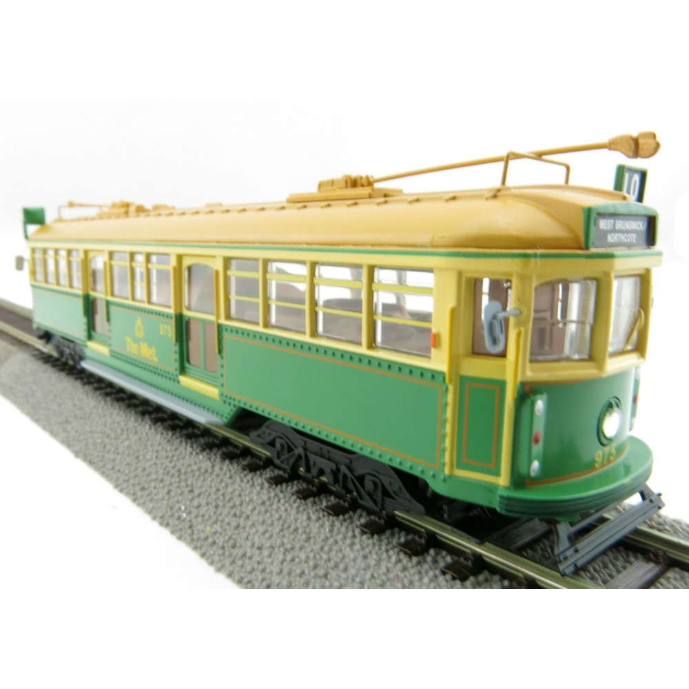 Cooee ELECTRIC POWERED W6 CLASS MELBOURNE TRAM GREEN RATTLER The Met NO 975 1:76