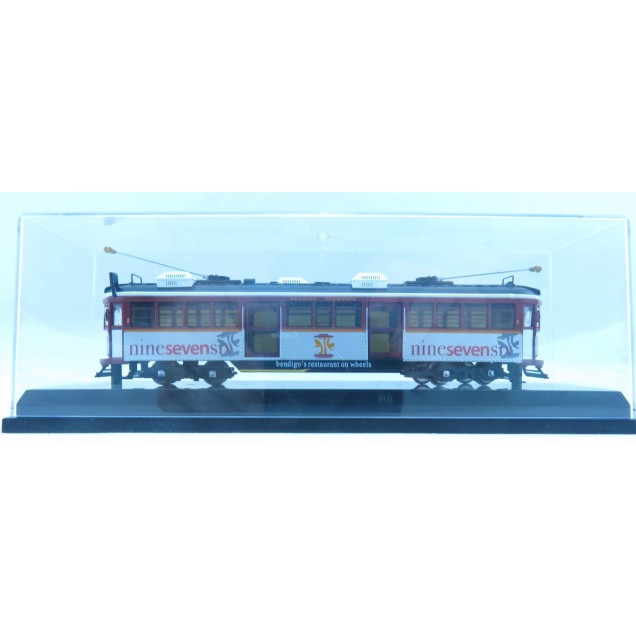 Cooee Static W6 CLASS DIECAST MELBOURNE TRAM BENDIGO RESTAURANT Nine Seven 1:76