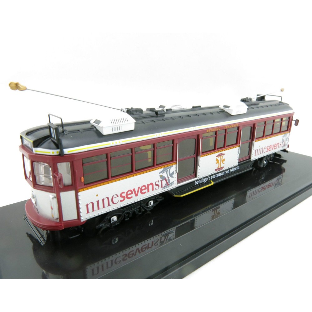 Cooee Static W6 CLASS DIECAST MELBOURNE TRAM BENDIGO RESTAURANT Nine Seven 1:76