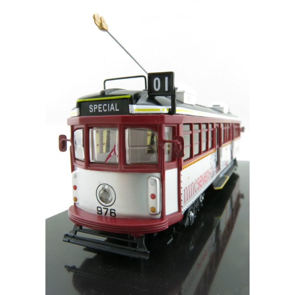 Cooee Static W6 CLASS DIECAST MELBOURNE TRAM BENDIGO RESTAURANT Nine Seven 1:76