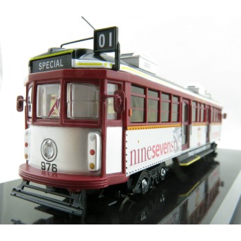 Cooee Static W6 CLASS DIECAST MELBOURNE TRAM BENDIGO RESTAURANT Nine Seven 1:76