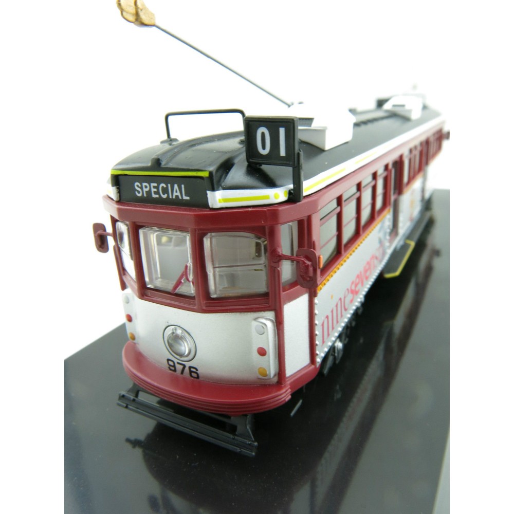 Cooee Static W6 CLASS DIECAST MELBOURNE TRAM BENDIGO RESTAURANT Nine Seven 1:76