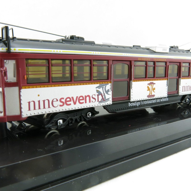 Cooee Static W6 CLASS DIECAST MELBOURNE TRAM BENDIGO RESTAURANT Nine Seven 1:76