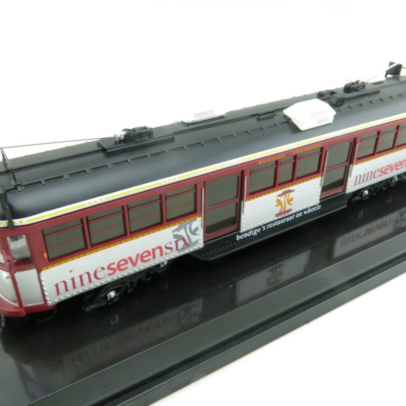 Cooee Static W6 CLASS DIECAST MELBOURNE TRAM BENDIGO RESTAURANT Nine Seven 1:76