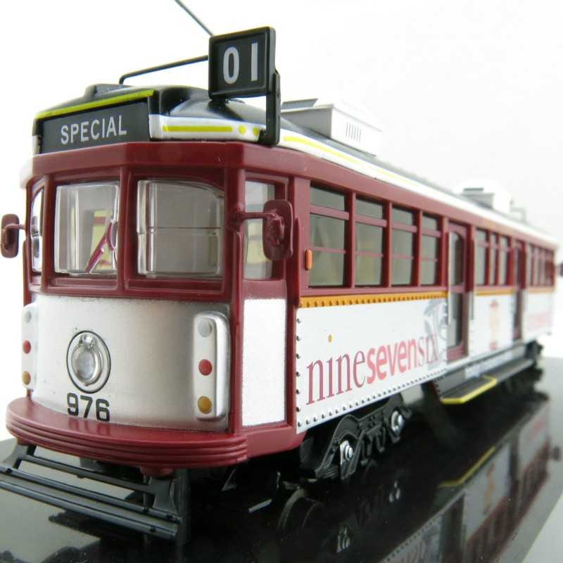 Cooee Static W6 CLASS DIECAST MELBOURNE TRAM BENDIGO RESTAURANT Nine Seven 1:76
