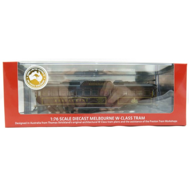 Cooee Static W6 CLASS DIECAST MELBOURNE TRAM TRAM RESTAURANT No. 938 BELA 1:76