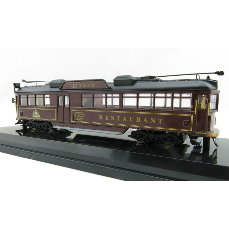 Cooee Static W6 CLASS DIECAST MELBOURNE TRAM TRAM RESTAURANT No. 938 BELA 1:76